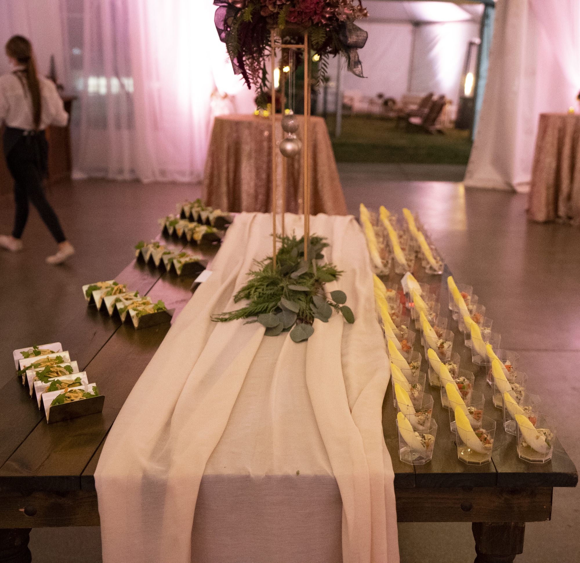 Costa Fuego catering display at Velocity Island